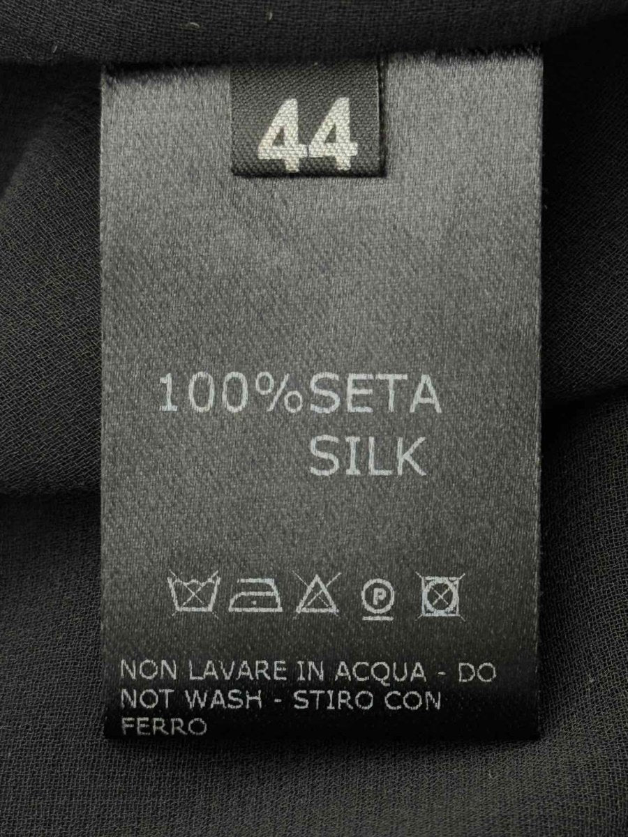 Pre - loved MARCOBOLOGNA Black Fringed Size US 8 Short Dress at Reems Closet