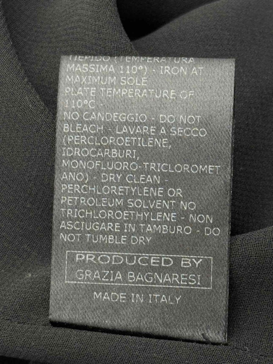 Pre - loved MARCOBOLOGNA Black Fringed Size US 8 Short Dress at Reems Closet