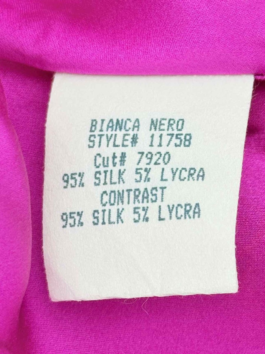 Pre - loved MARIA BIANCA NERO Red & Pink Size Medium Midi Dress at Reems Closet