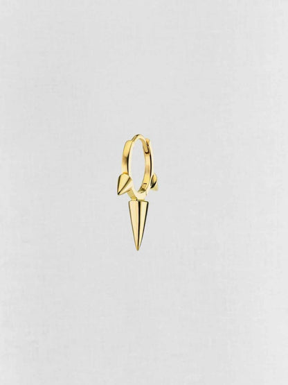 Pre - loved MARIA TASH Triple Spike Huggie Earrings at Reems Closet