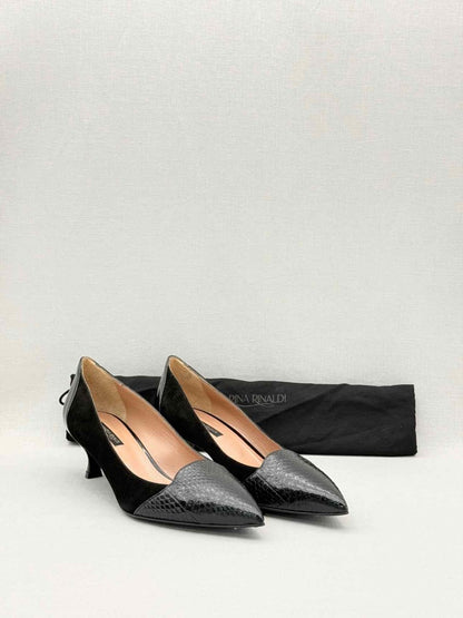 Pre-loved MARINA RINALDI Black Size EU 40 Pumps at Reems Closet
