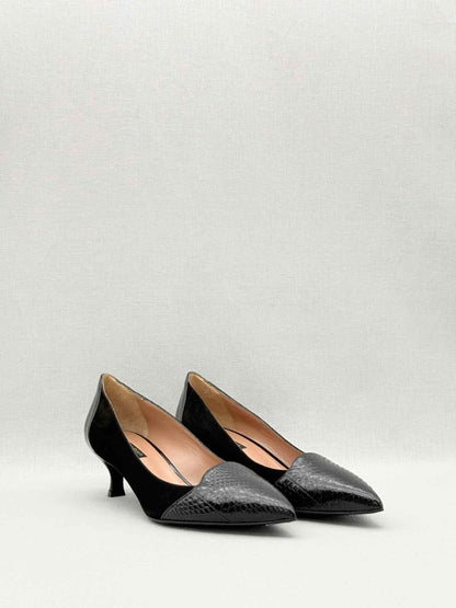 Pre-loved MARINA RINALDI Black Size EU 40 Pumps at Reems Closet