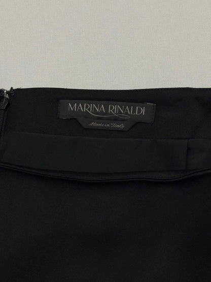 Pre-loved MARINA RINALDI Black Size Large Long Skirt at Reems Closet