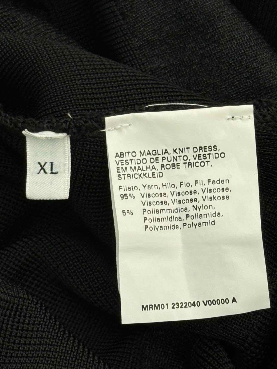 Pre-loved MARINA RINALDI Black Size XLarge Midi Dress at Reems Closet