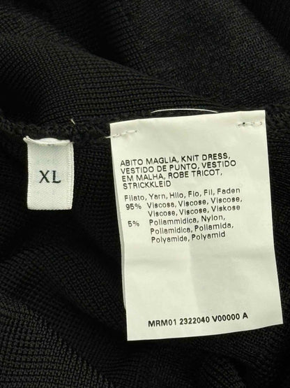 Pre-loved MARINA RINALDI Black Size XLarge Midi Dress at Reems Closet