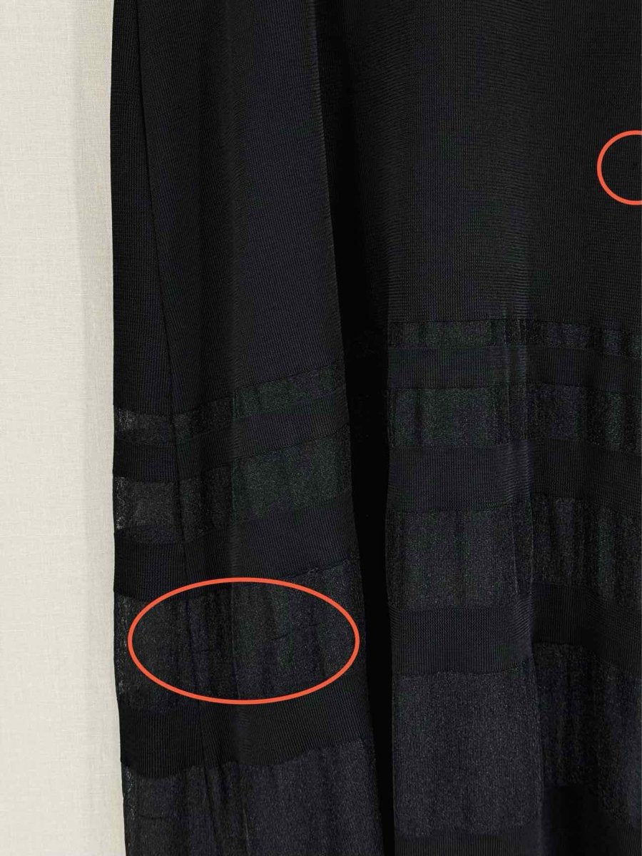 Pre-loved MARINA RINALDI Black Size XLarge Midi Dress at Reems Closet