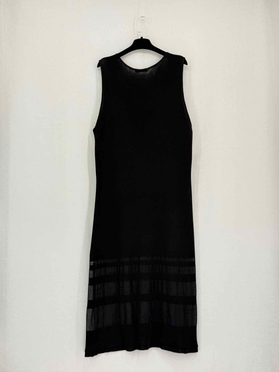 Pre-loved MARINA RINALDI Black Size XLarge Midi Dress at Reems Closet
