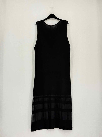 Pre-loved MARINA RINALDI Black Size XLarge Midi Dress at Reems Closet
