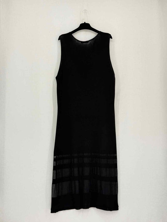 Pre-loved MARINA RINALDI Black Size XLarge Midi Dress at Reems Closet