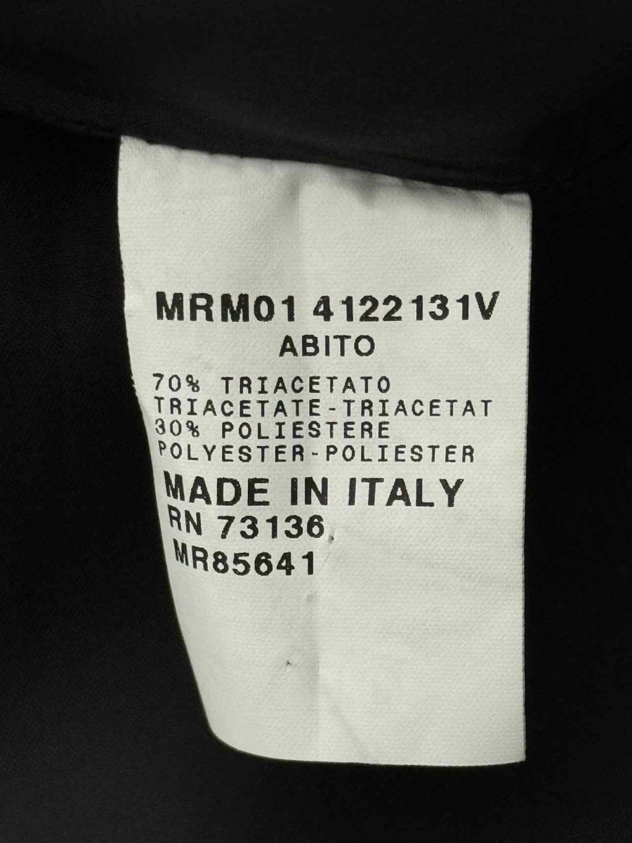 Pre-loved MARINA RINALDI Black & White Size US 12 Midi Dress at Reems Closet