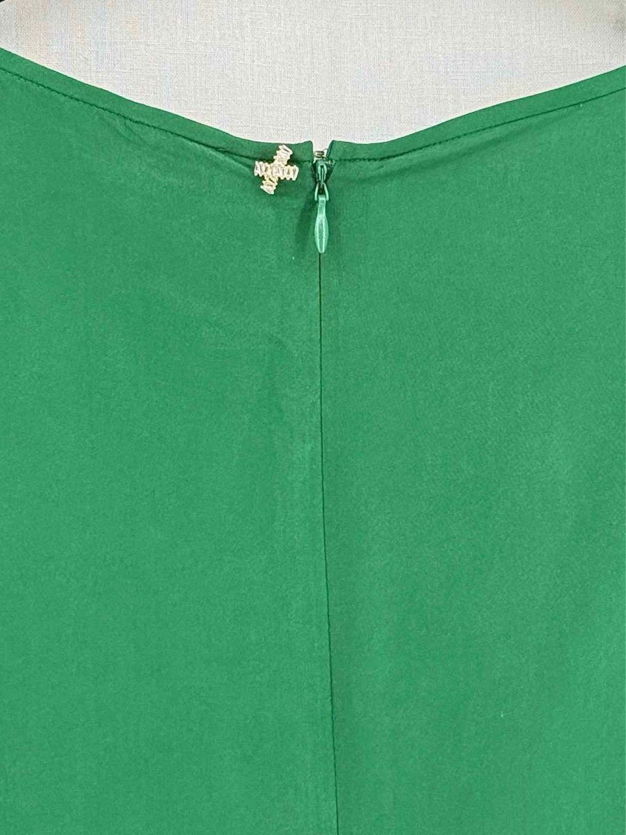 Pre-loved MARINA RINALDI Green Size Large Midi Dress at Reems Closet