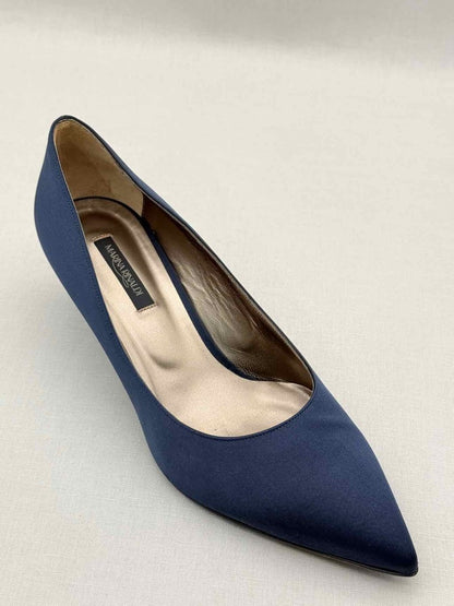 Pre-loved MARINA RINALDI Navy Blue Size EU 40 Pumps at Reems Closet