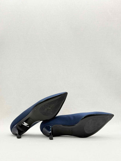 Pre-loved MARINA RINALDI Navy Blue Size EU 40 Pumps at Reems Closet