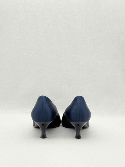 Pre-loved MARINA RINALDI Navy Blue Size EU 40 Pumps at Reems Closet