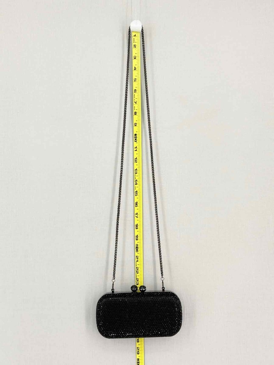 Pre-loved MARINA RINALDI Saetta Black Clutch at Reems Closet