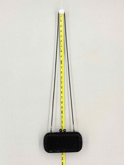 Pre-loved MARINA RINALDI Saetta Black Clutch at Reems Closet
