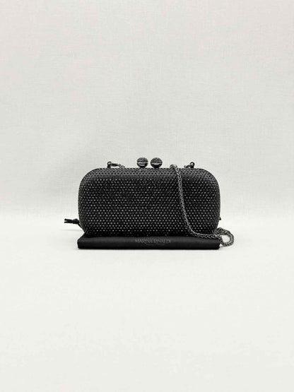 Pre-loved MARINA RINALDI Saetta Black Clutch at Reems Closet
