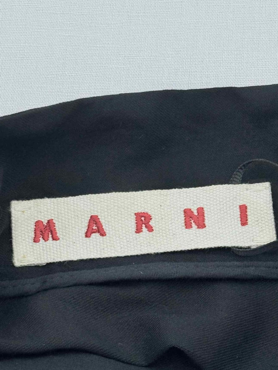 Pre - loved MARNI Black Size US 10 Blouse at Reems Closet