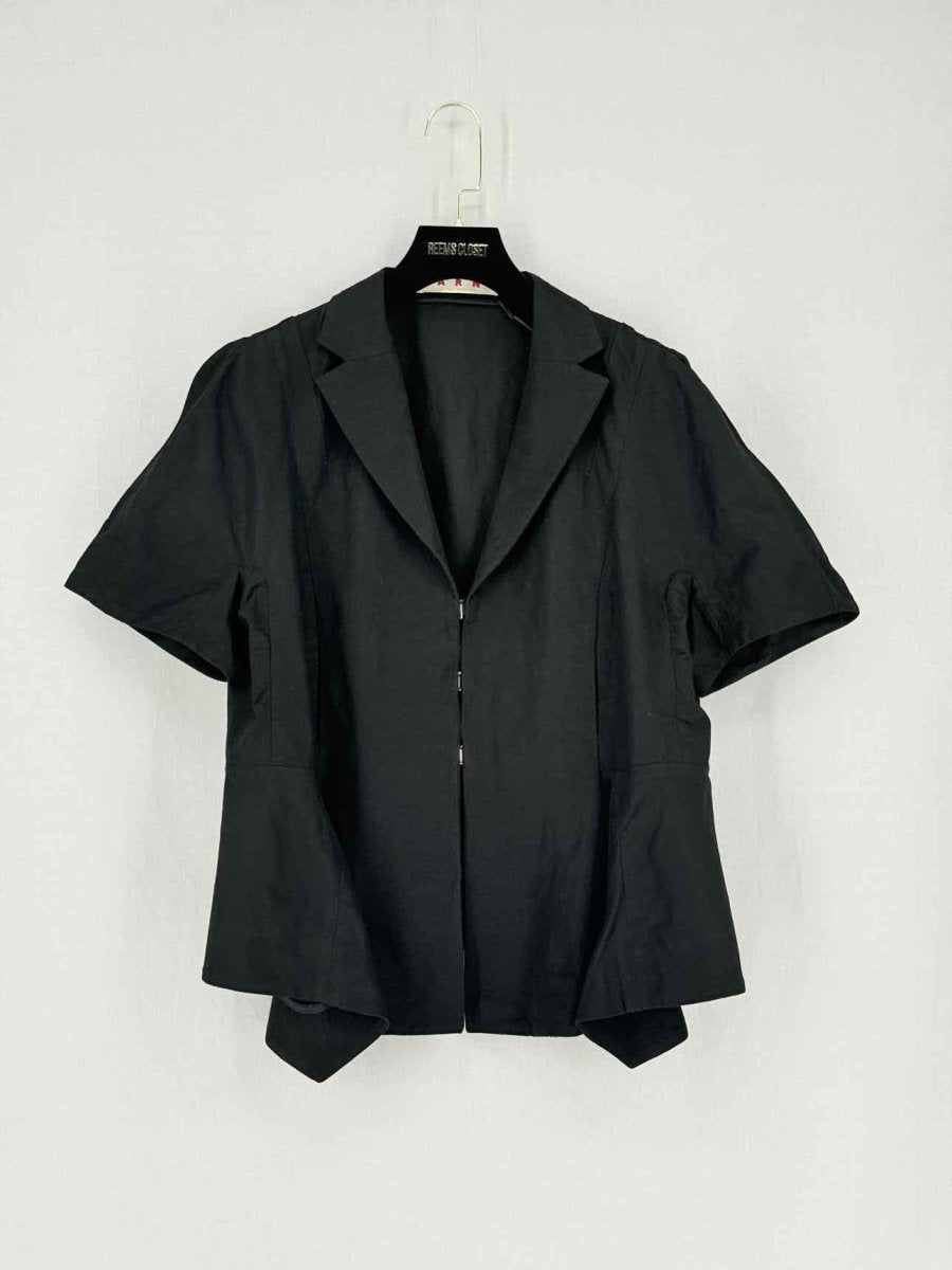 Pre - loved MARNI Black Size US 10 Blouse at Reems Closet