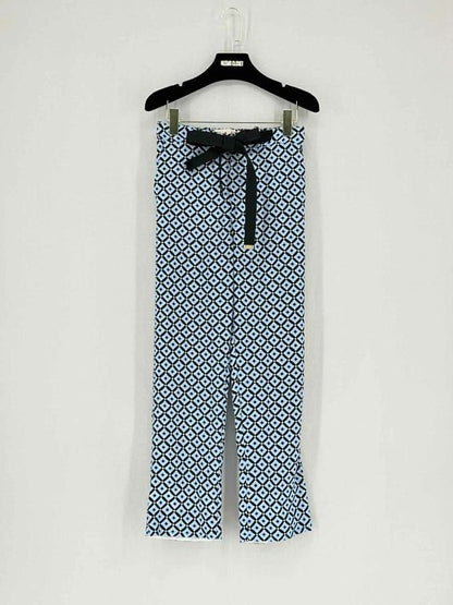 Pre - loved MARNI Blue Multicolor Printed Size US 0 Pants at Reems Closet