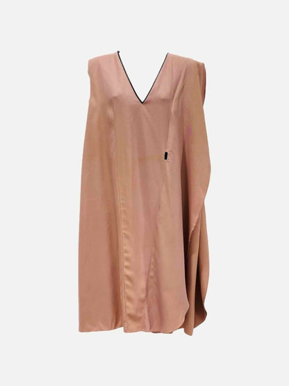 Pre - loved MARNI Cape Sleeve Pink Mini Dress at Reems Closet