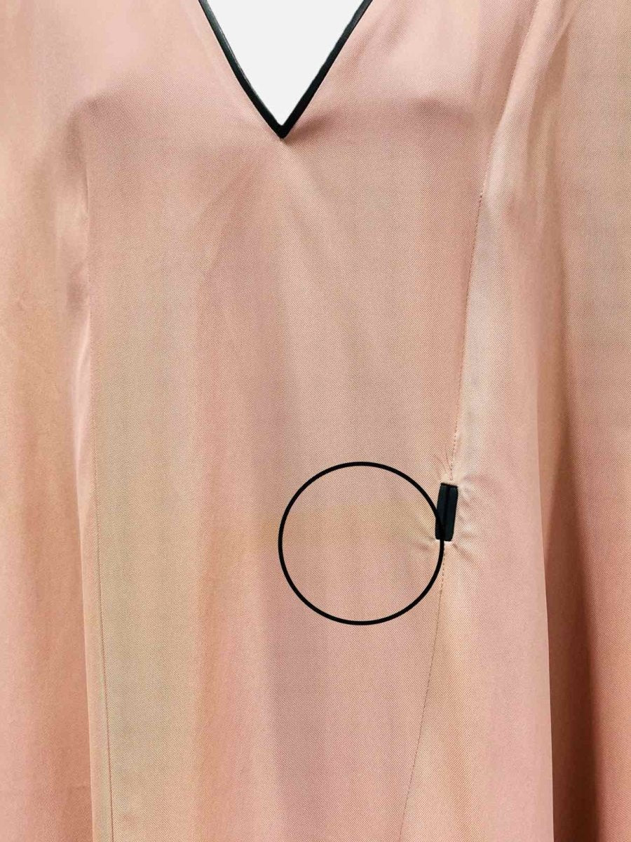 Pre - loved MARNI Cape Sleeve Pink Mini Dress at Reems Closet