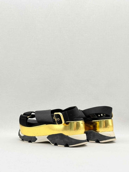 Pre - loved MARNI Criss Cross Black Size EU 36 Sandals at Reems Closet