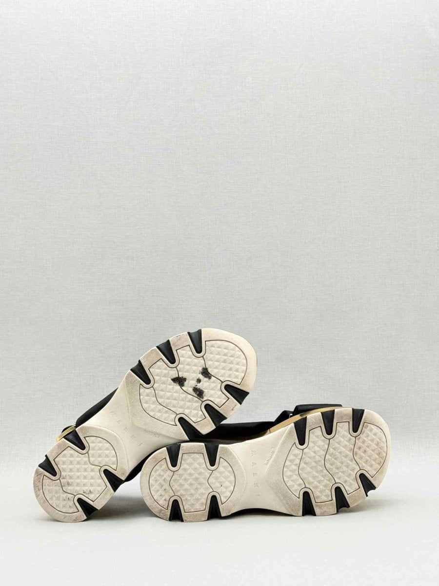 Pre - loved MARNI Criss Cross Black Size EU 36 Sandals at Reems Closet