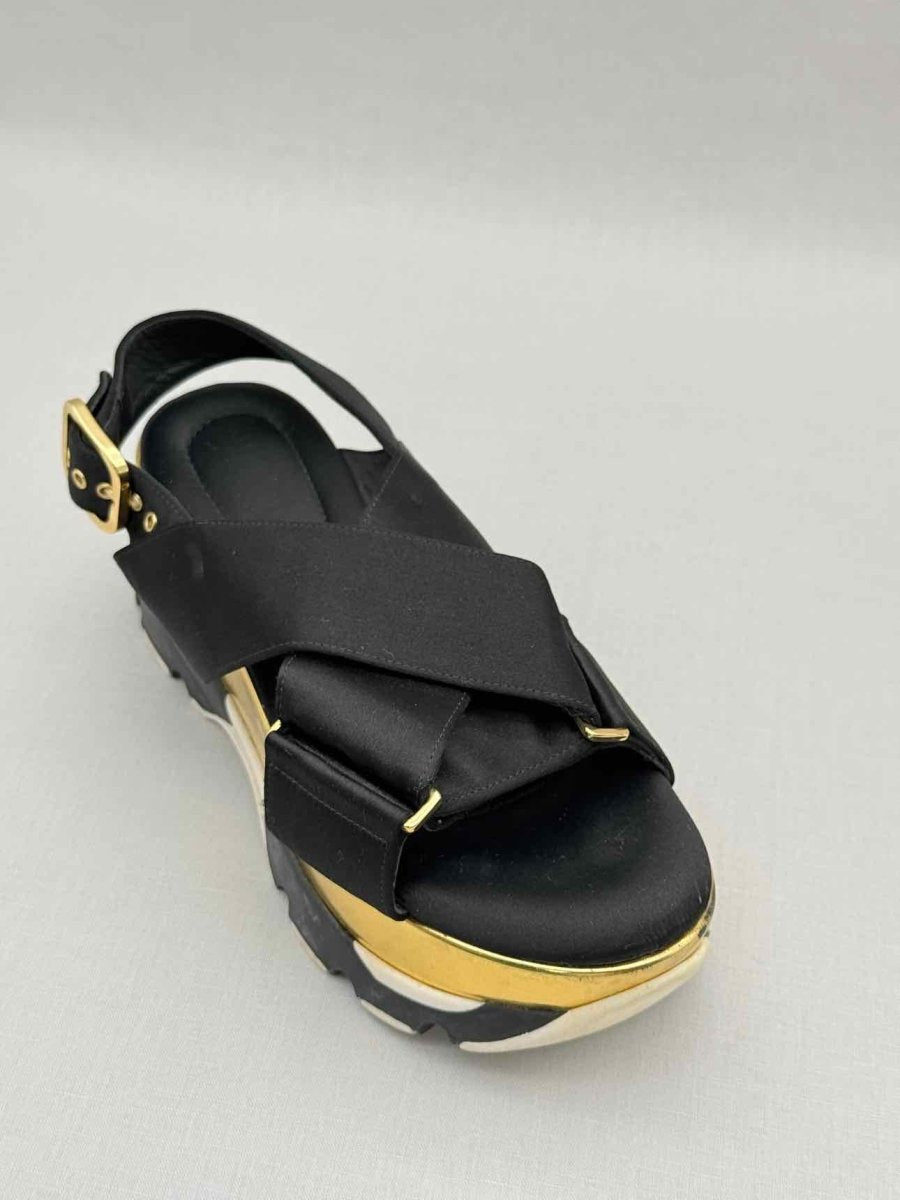 Pre - loved MARNI Criss Cross Black Size EU 36 Sandals at Reems Closet