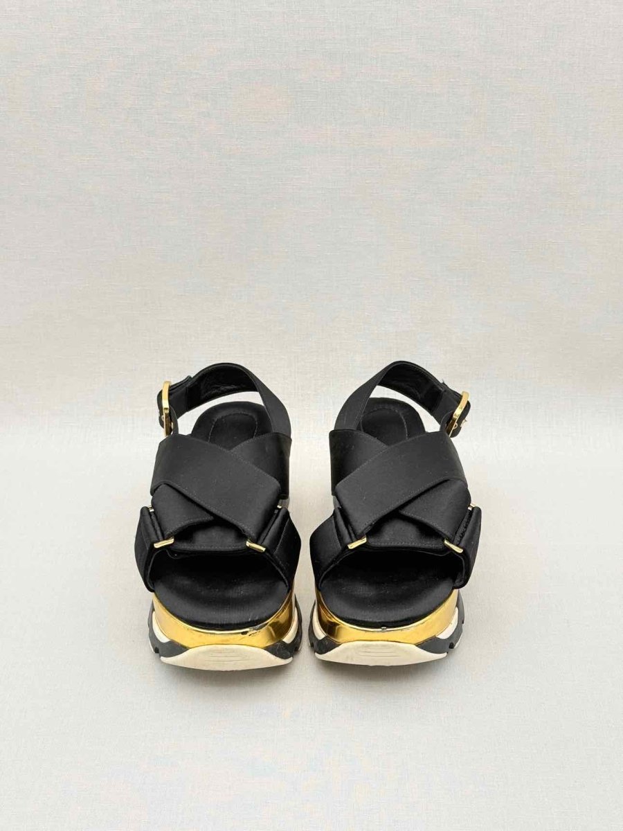 Pre - loved MARNI Criss Cross Black Size EU 36 Sandals at Reems Closet