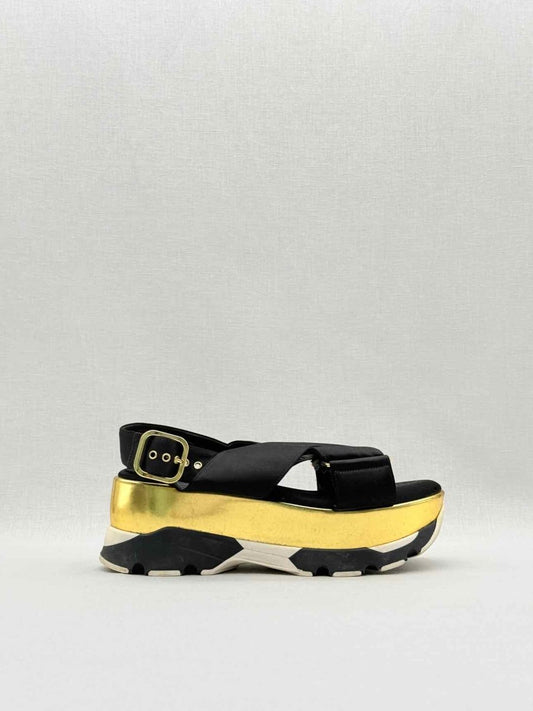 Pre - loved MARNI Criss Cross Black Size EU 36 Sandals at Reems Closet