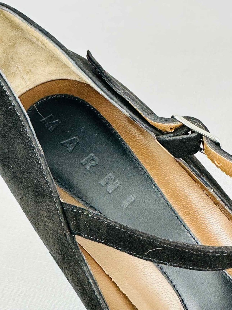 Pre - loved MARNI Mary Jane Black Size EU 38 Pumps at Reems Closet