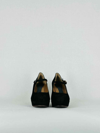 Pre - loved MARNI Mary Jane Black Size EU 38 Pumps at Reems Closet