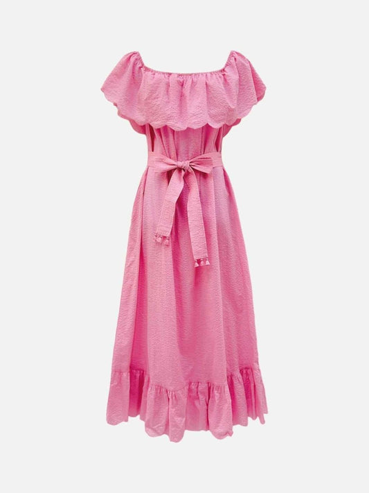 Pre-loved MARYSIA Resort Pink Size Large Long Dress at Reems Closet