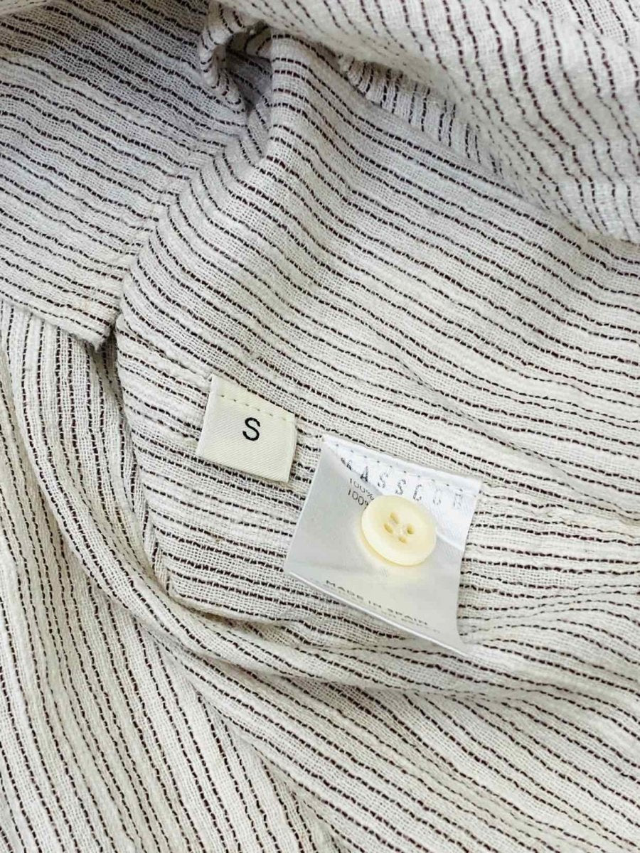 Pre - loved MASSCOB Beige & Brown Size Small Top & Pants Outfit at Reems Closet