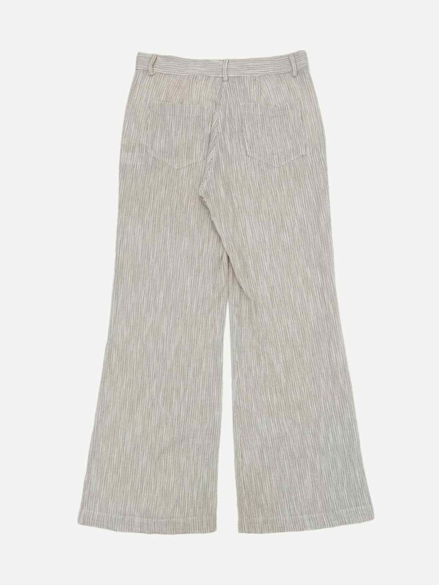 Pre - loved MASSCOB Beige & Brown Size Small Top & Pants Outfit at Reems Closet