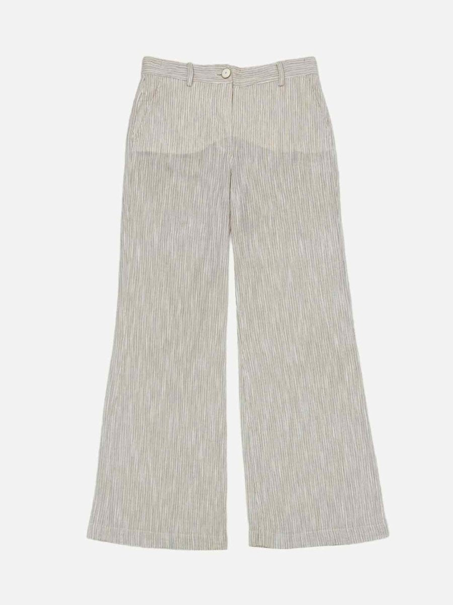 Pre - loved MASSCOB Beige & Brown Size Small Top & Pants Outfit at Reems Closet