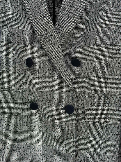 Pre - loved MASSIMO DUTTI Black & Grey Size US 4 Jacket at Reems Closet