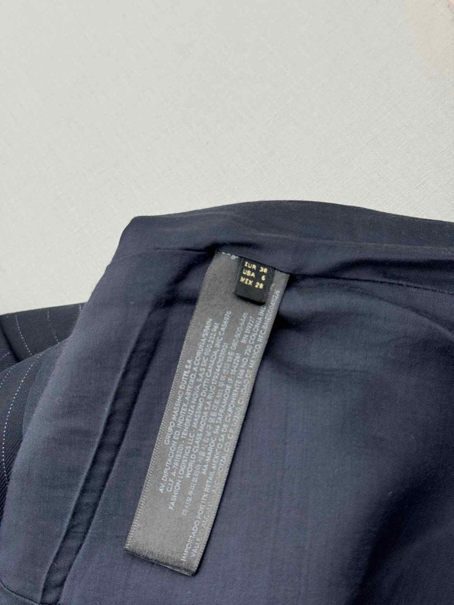 Pre - loved MASSIMO DUTTI Black Striped Size US 6 Outfit Set at Reems Closet