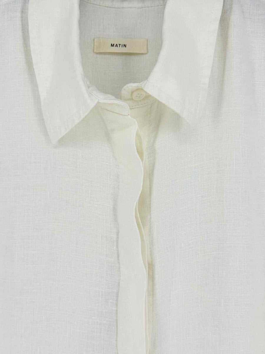 Pre - loved MATIN Off - white Size US 10 Jumpsuit at Reems Closet