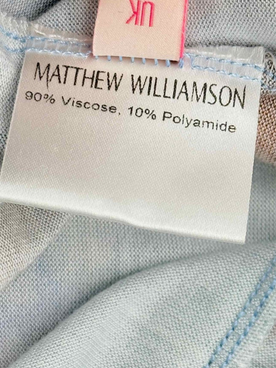Pre-loved MATTHEW WILLIAMSON Size US 8 Short Dress at Reems Closet