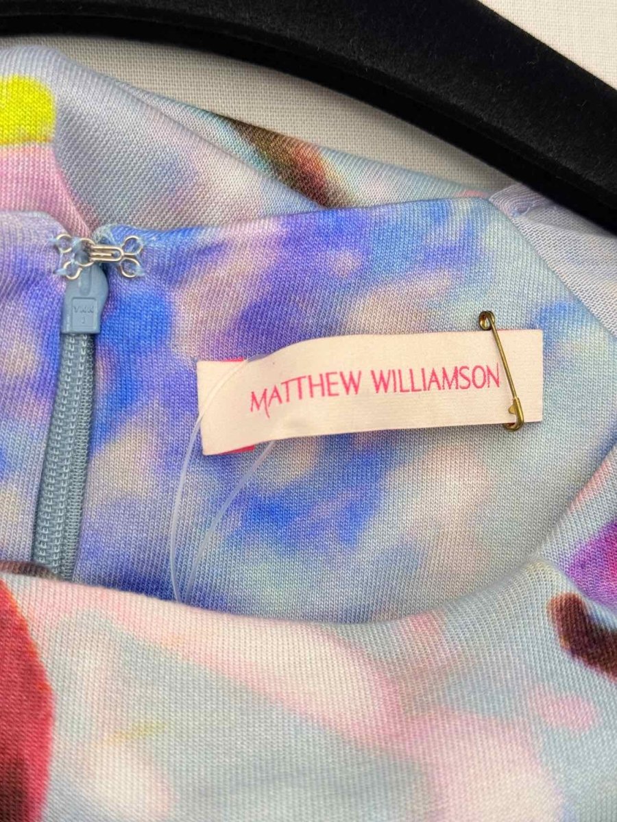 Pre-loved MATTHEW WILLIAMSON Size US 8 Short Dress at Reems Closet