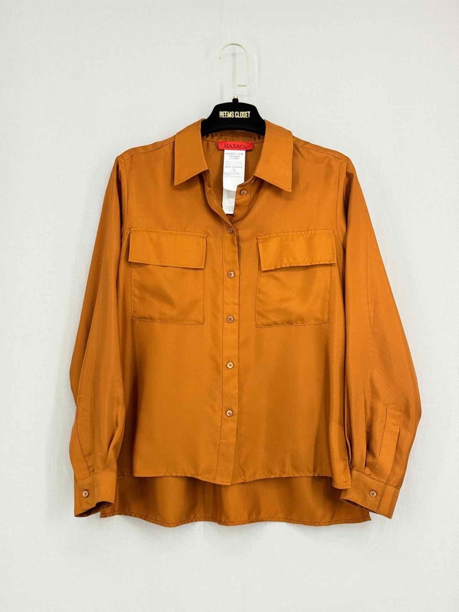 Pre - loved MAX & CO Bronze Size US 0 Shirt at Reems Closet