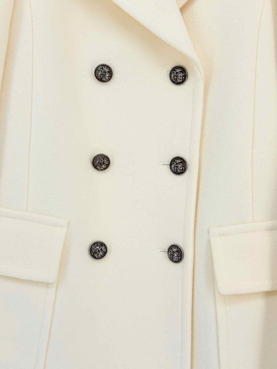 Pre - loved MAX & CO Cream Size US 2 Coat at Reems Closet
