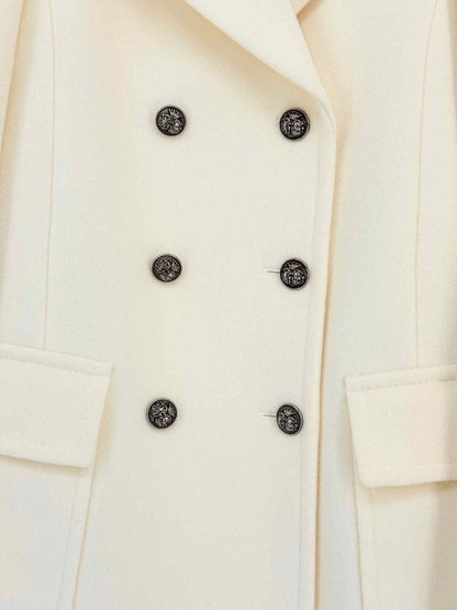 Pre - loved MAX & CO Cream Size US 2 Coat at Reems Closet