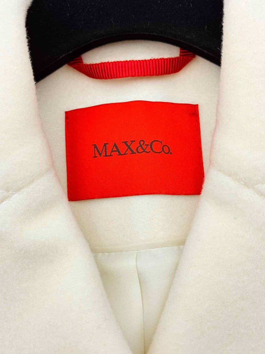 Pre - loved MAX & CO Cream Size US 2 Coat at Reems Closet