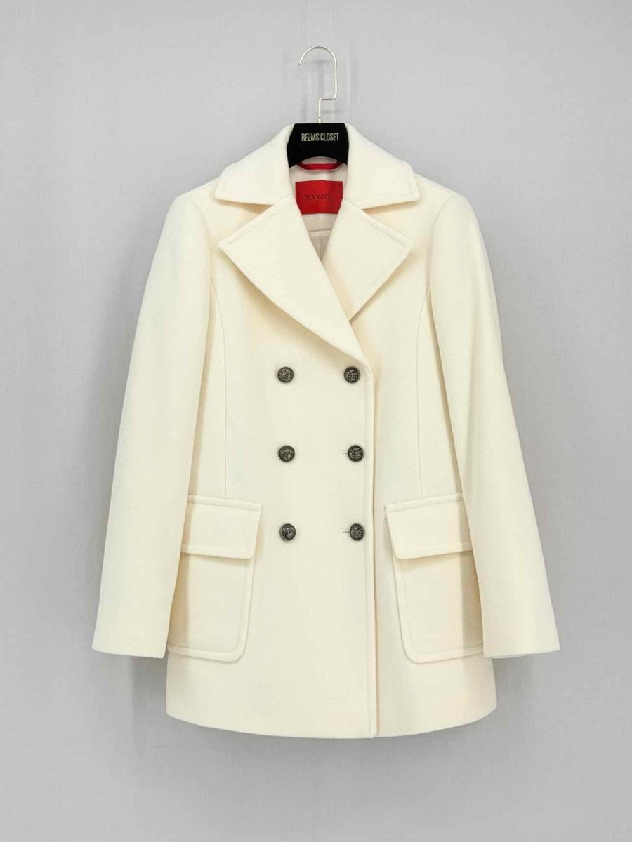 Pre - loved MAX & CO Cream Size US 2 Coat at Reems Closet