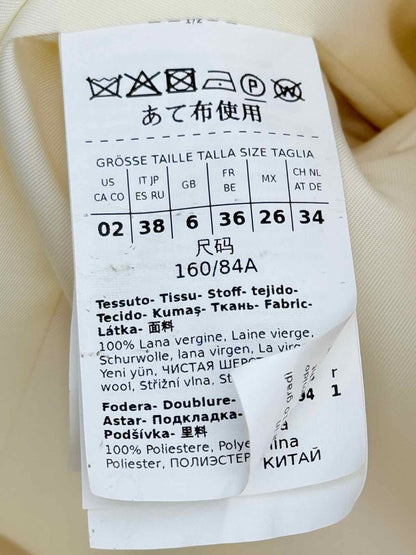 Pre - loved MAX & CO Cream Size US 2 Coat at Reems Closet