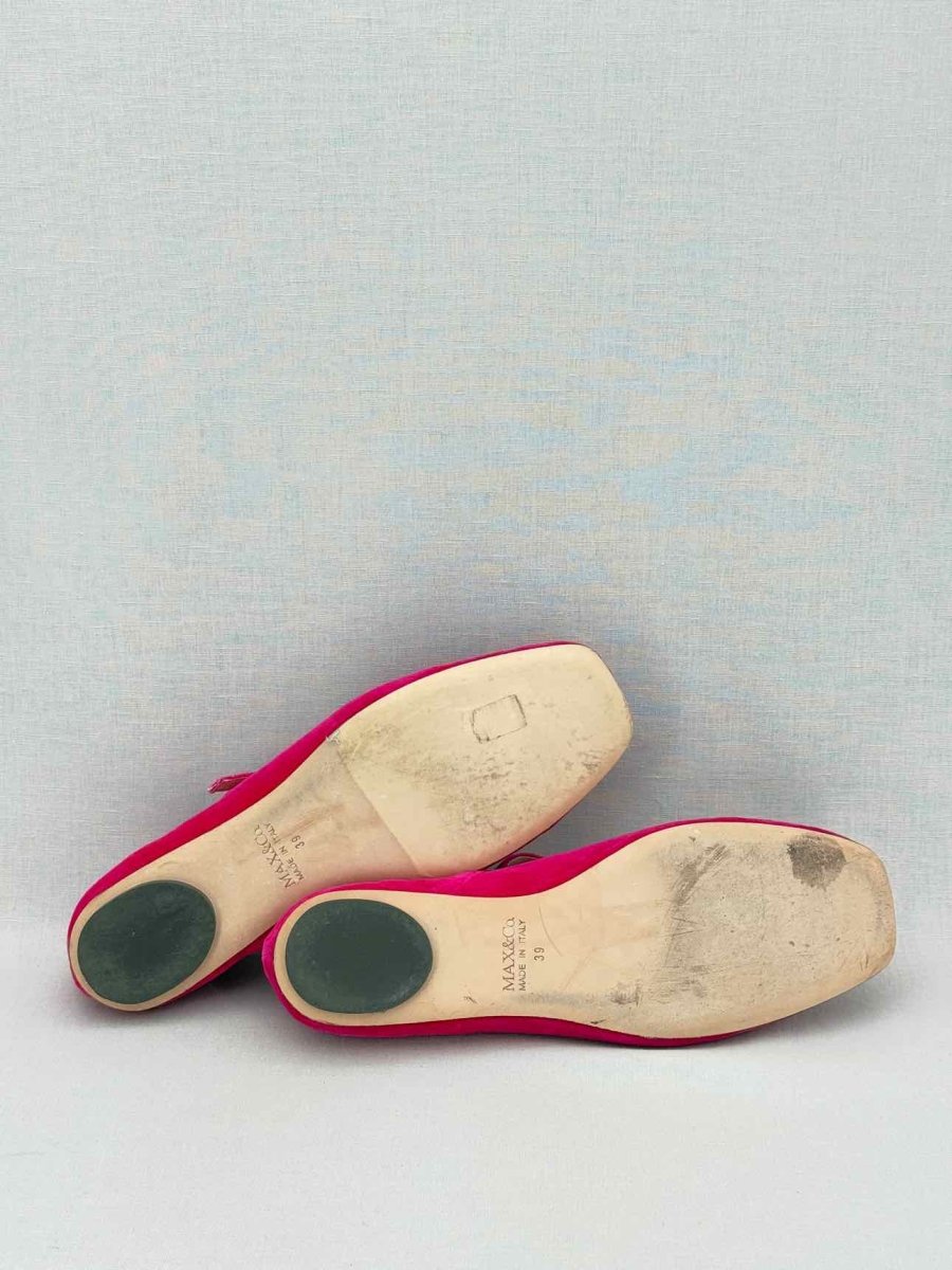 Pre - loved MAX & CO Fuchsia Size EU 39 Ballet Flats at Reems Closet