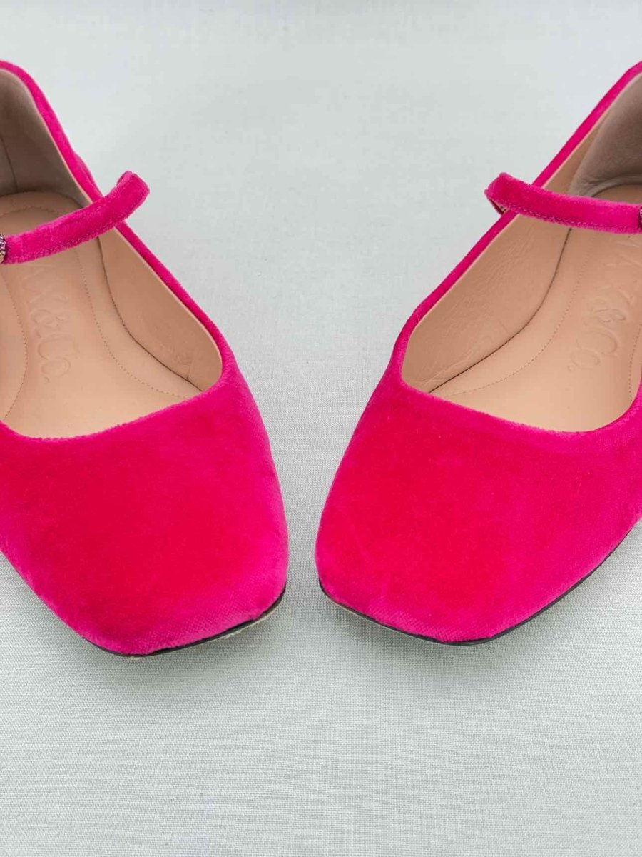 Pre - loved MAX & CO Fuchsia Size EU 39 Ballet Flats at Reems Closet